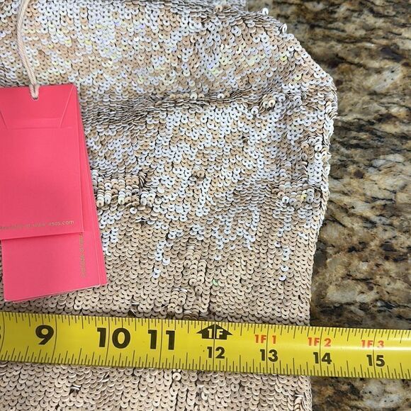 Needle & Thread Sequins Sleeveless Gloss Mini Dress Size 4 - Picture 10 of 12